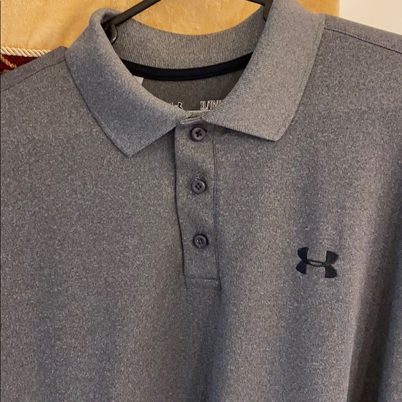 Grey under armor Golf shirt - Picture 3 of 4
